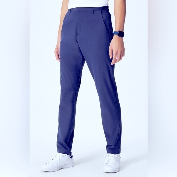 Fabletics Pants Fabletics Mens Blue The Only Pant Performance Golf